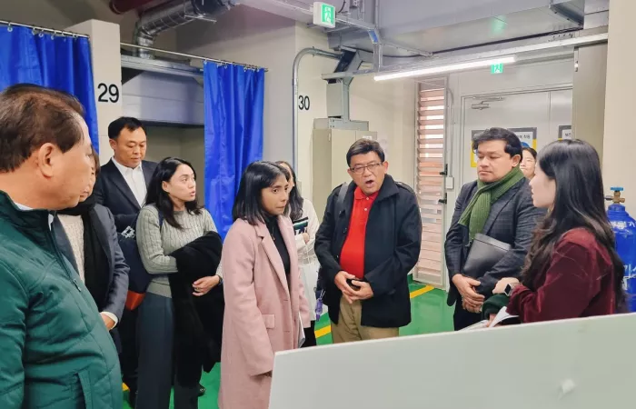 An international student in South Korea working as a translator